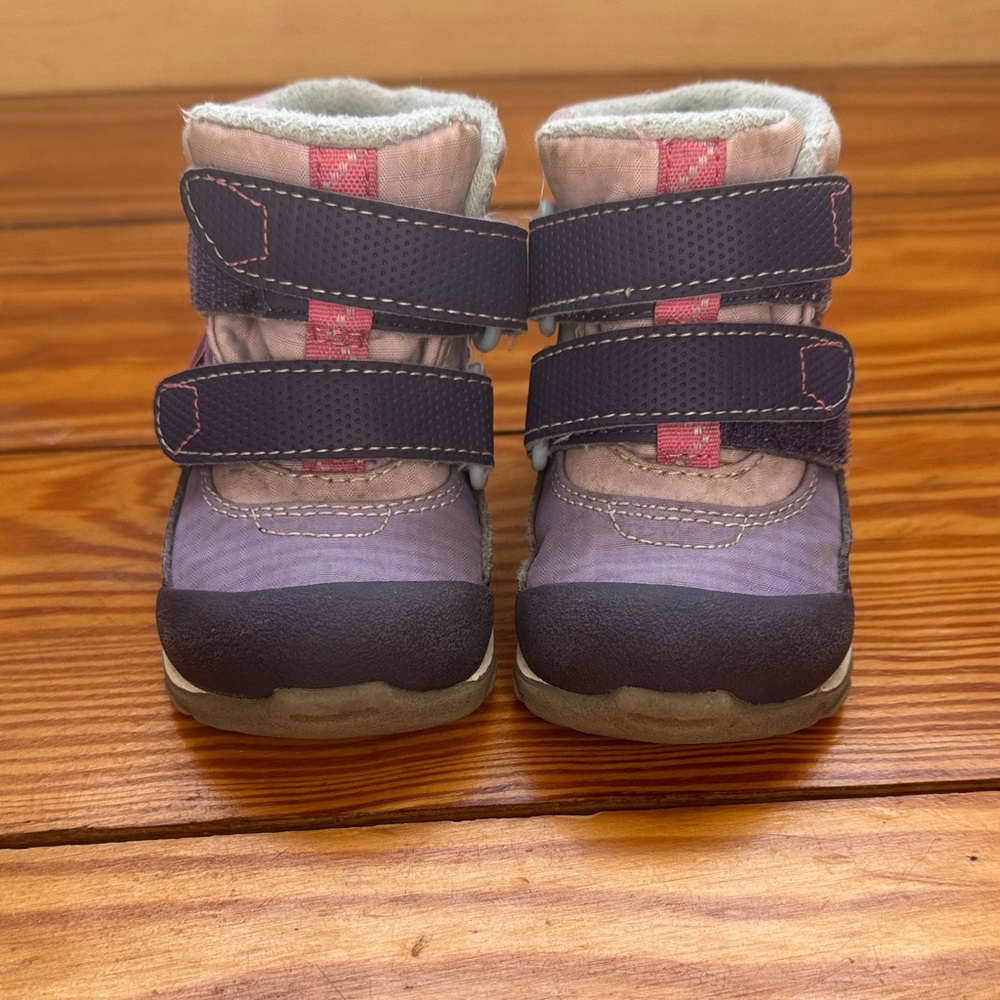 See Kai Run Kids Boots - Purple and Navy